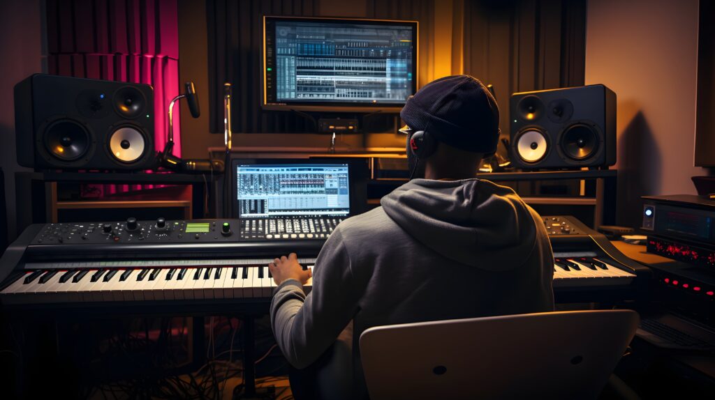 Home music recording studio